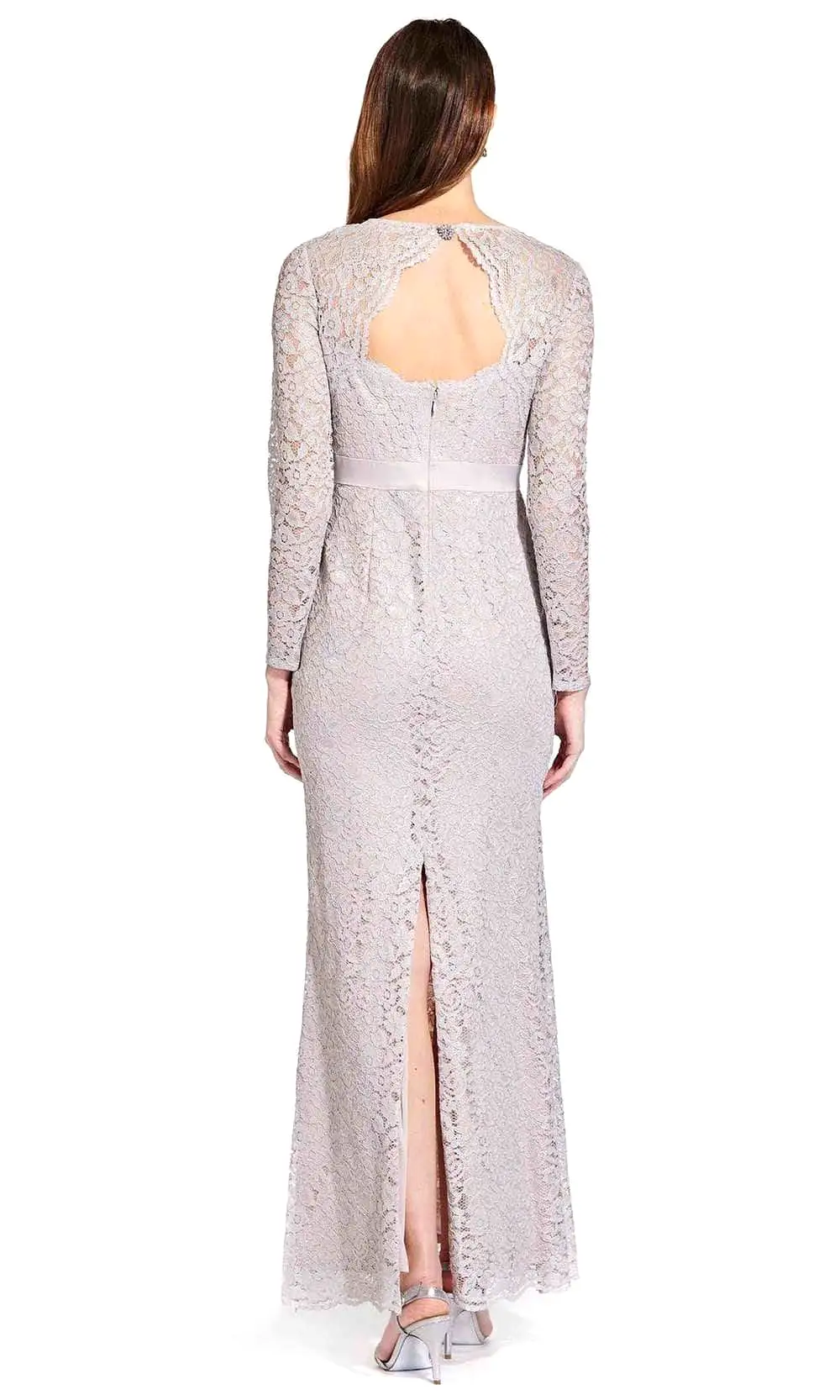 Adrianna Papell - AP1E205128 Lace Long Sleeve Fitted Dress