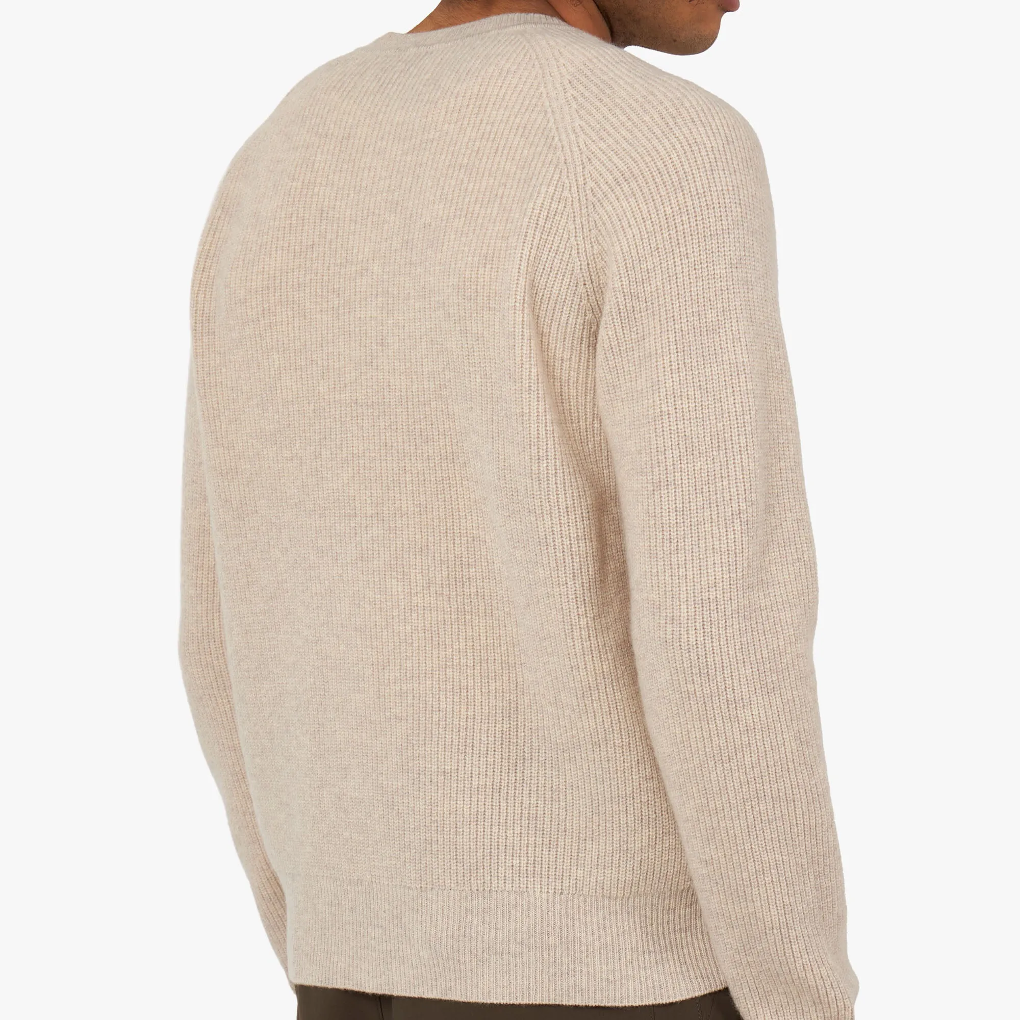 Adsum HCS Recycled Merino Raglan Sweater / Barley