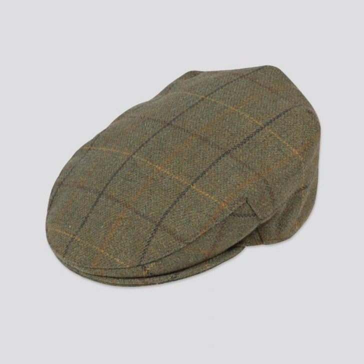 Alan Paine Rutland Waterproof Tweed Flat Cap