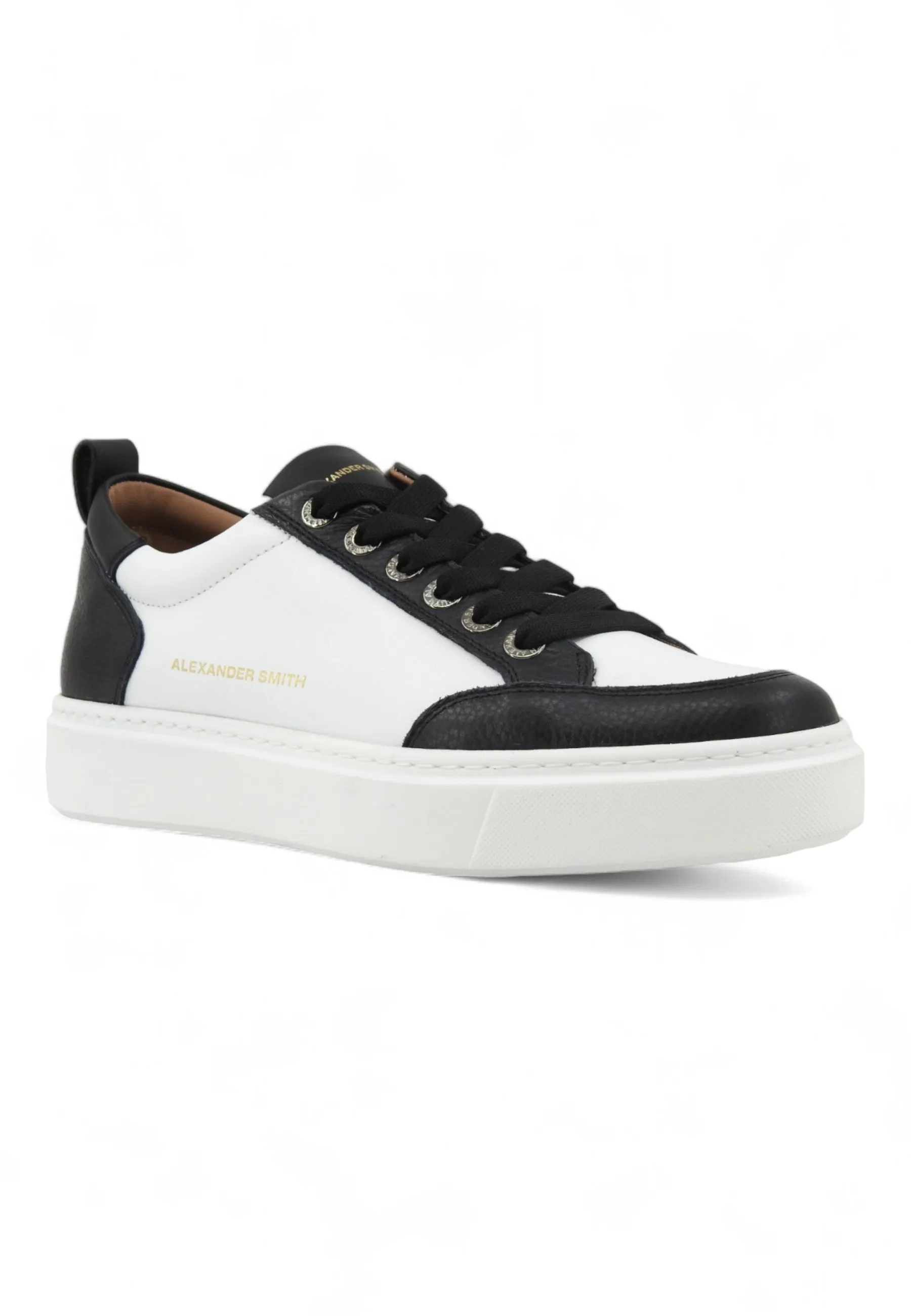 ALEXANDER SMITH Bond Man Sneaker Uomo Black White BDM3302