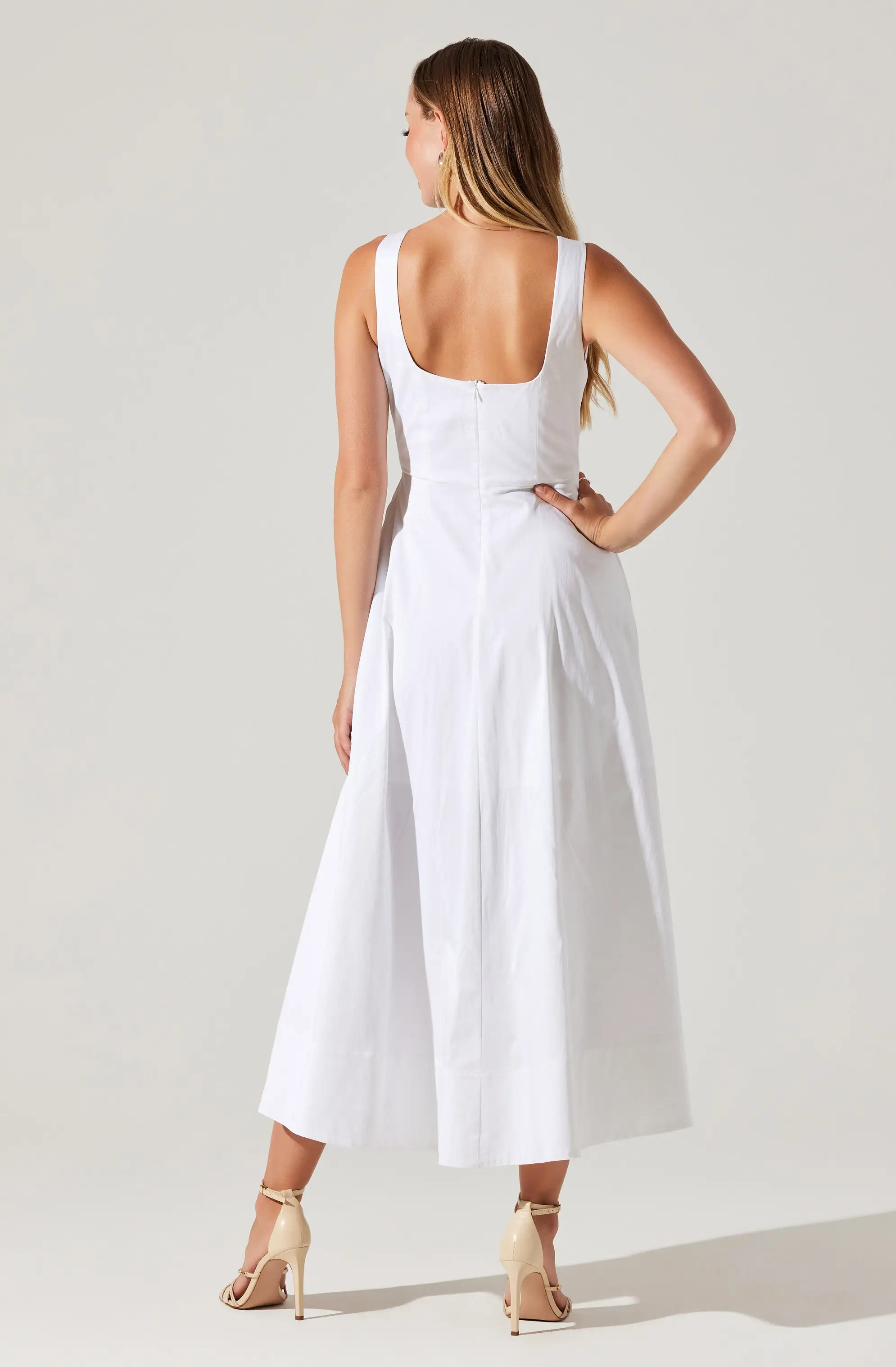 Allora Asymmetrical Midi Dress