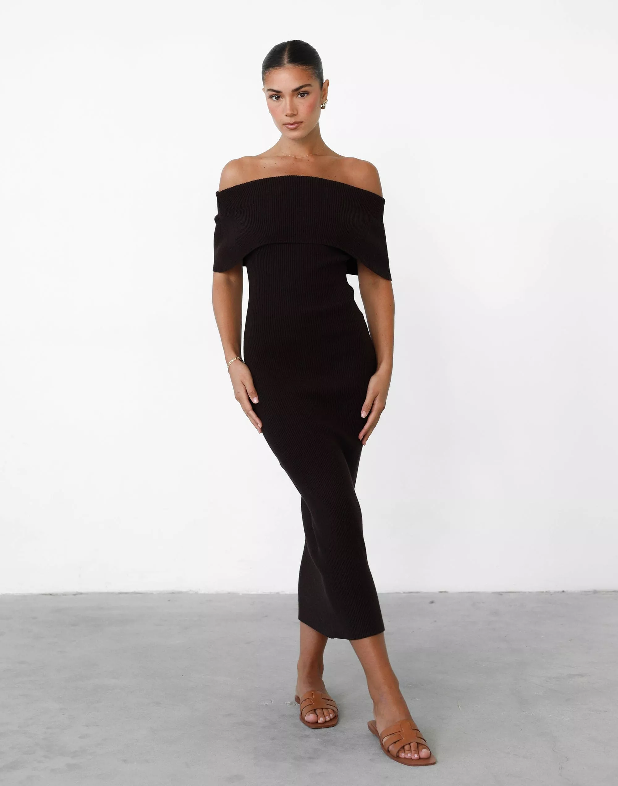 Ambiguity Maxi Dress (Chocolate)