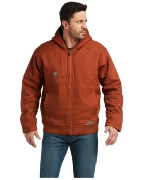 Ariat Men's Copper Rebar Duracanvas Hooded Zip-Front Work Jacket