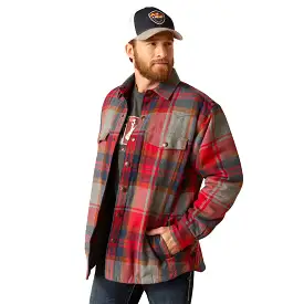 'Ariat' Men's Hoffman Shirt Jacket - Merlot