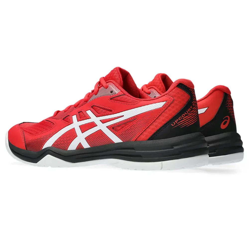 ASICS Men's Upcourt 5 Badminton Shoe (Classic Red/Beet Juice)