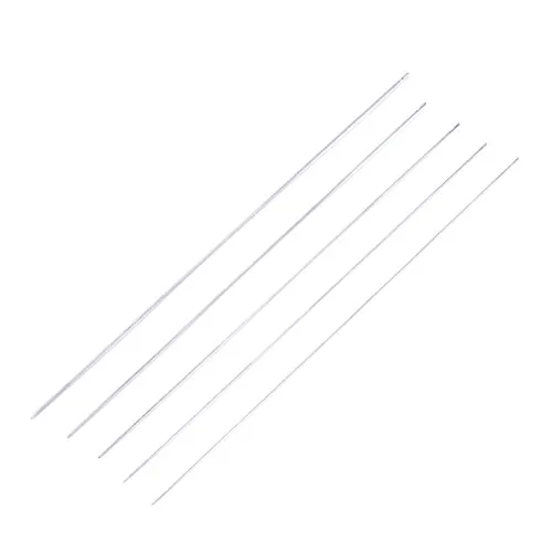 Beading Needles, Bead Threader, With Hook, Iron, 18x0.07cm