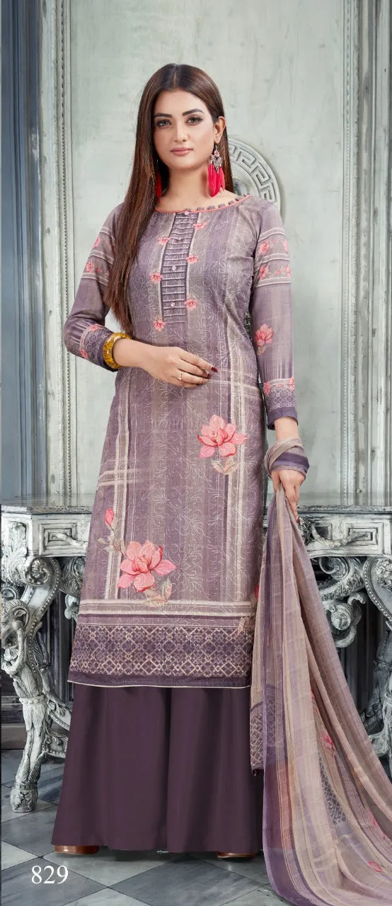 BIPSON BRINGS NARGIS DAILYWEAR PRINTED DRESS MATERIAL