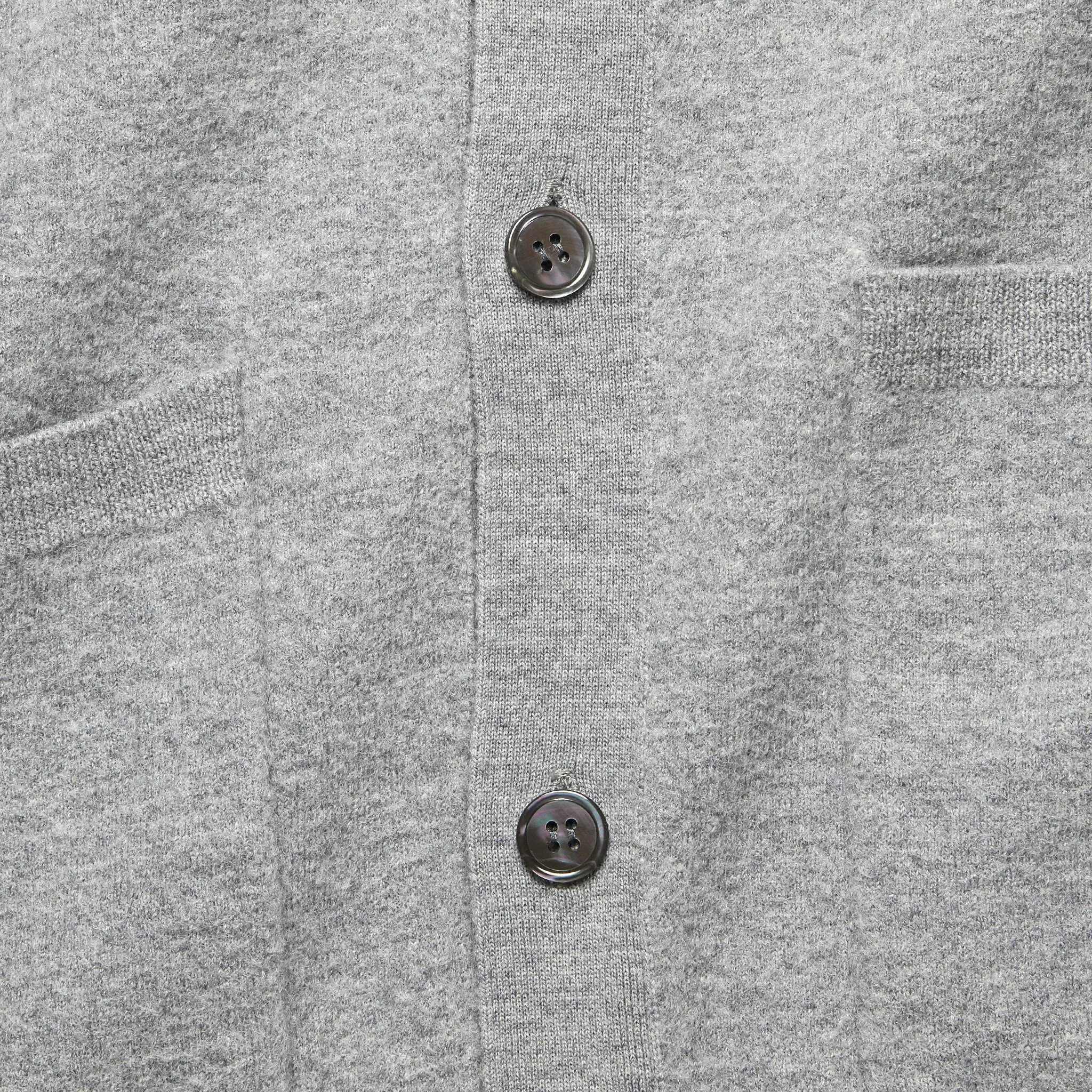 Boiled Wool Work Jacket - Light Grey