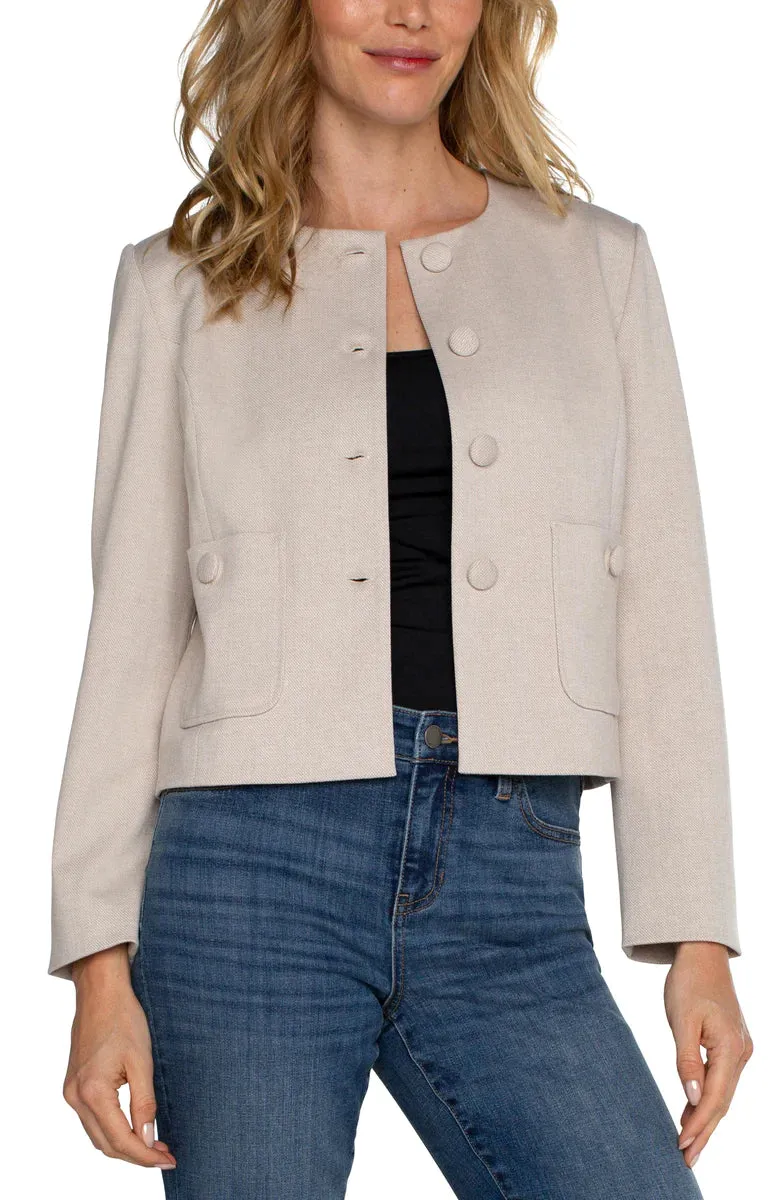 Boxy Cropped Jacket