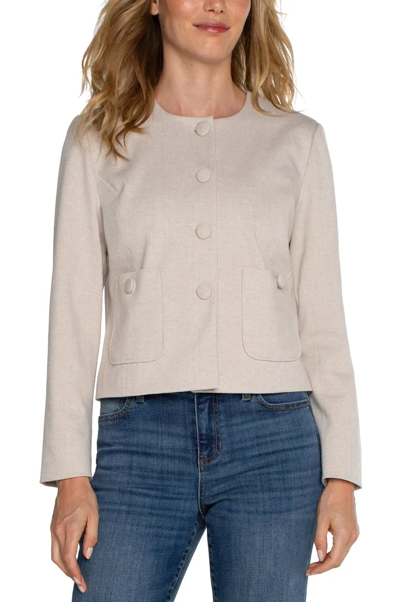 Boxy Cropped Jacket