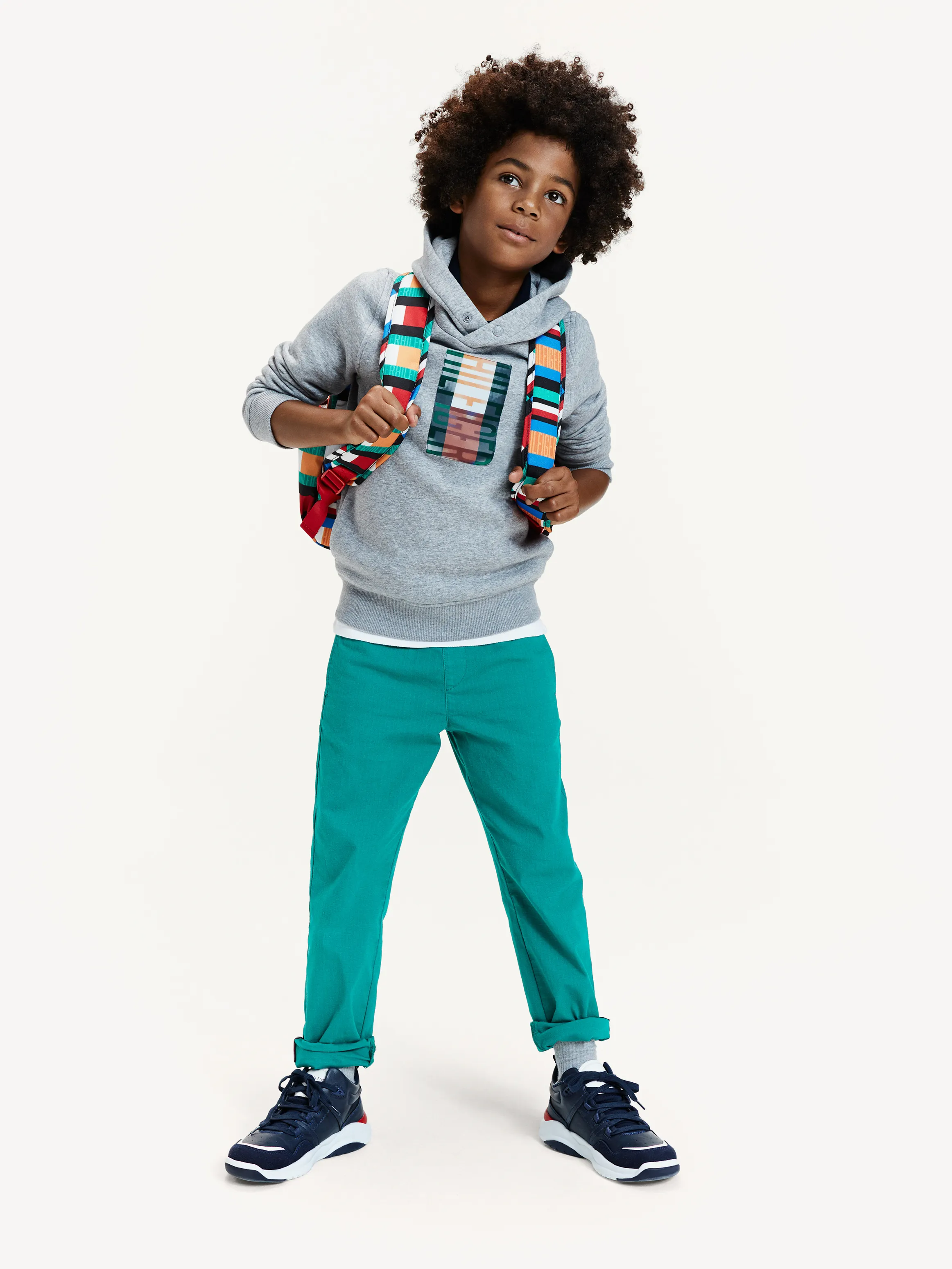 Boys 8-16 Fun Badge Hoodie | Sweatshirts & Hoodies | Tommy Hilfiger