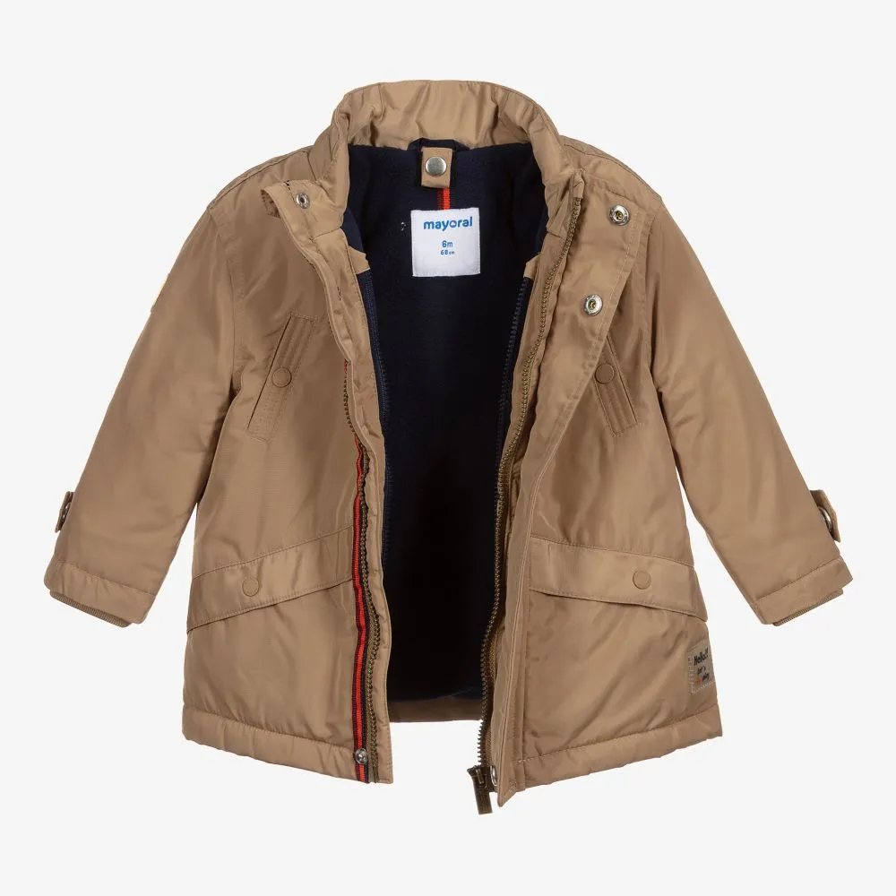 Boys Beige Coat 