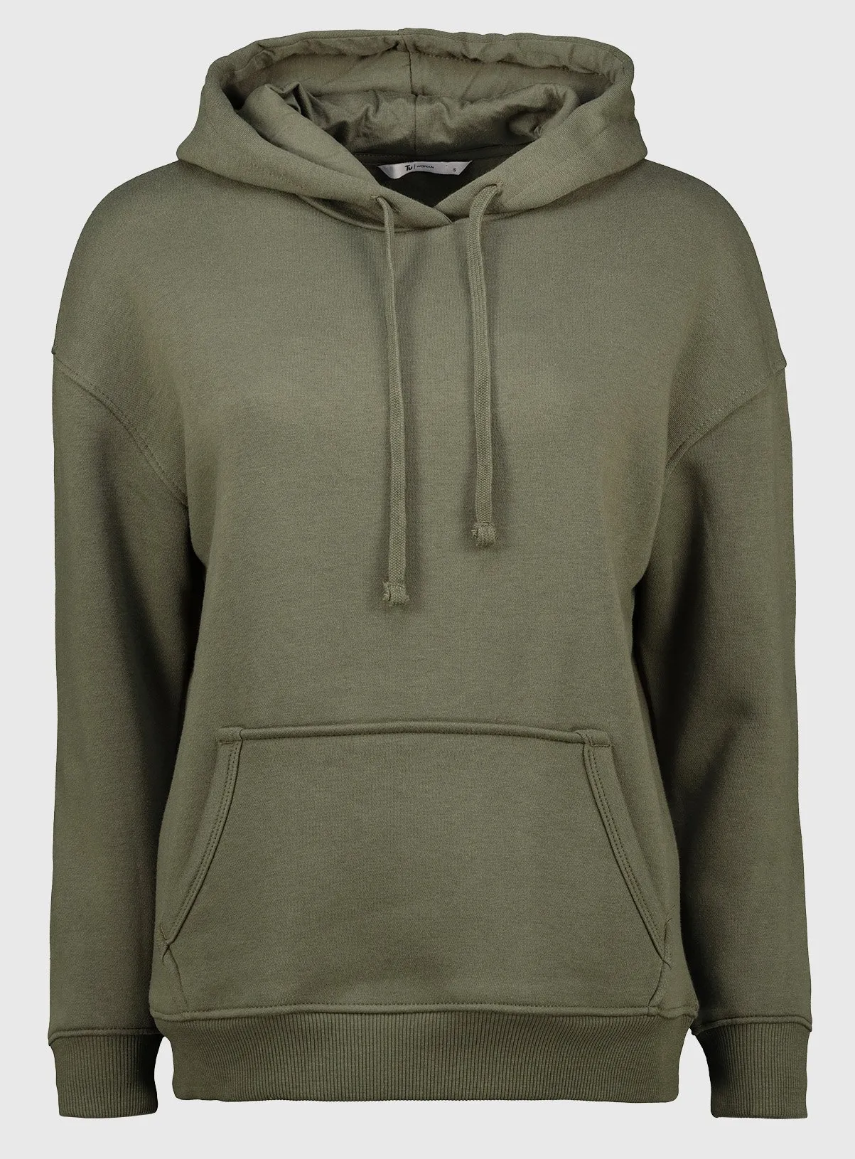 Buy Khaki Overhead Hoodie - S | Hoodies and sweatshirts | Tu