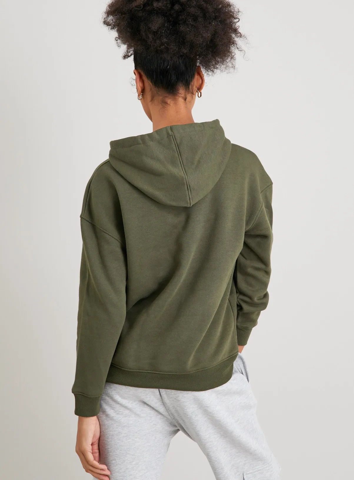 Buy Khaki Overhead Hoodie - S | Hoodies and sweatshirts | Tu