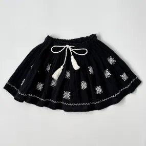 Caramel Embroidered Cheesecloth Skirt: 3 Years