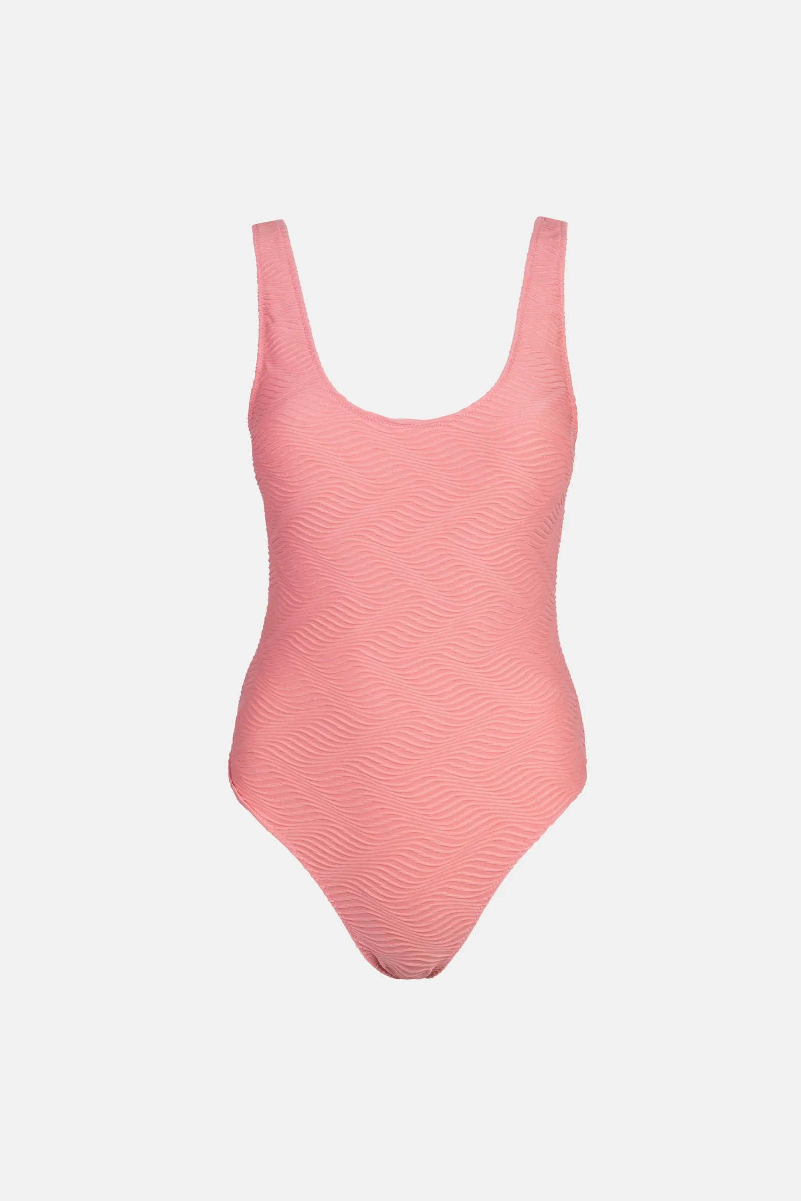 Castaway Scoop Neck One Piece Rose