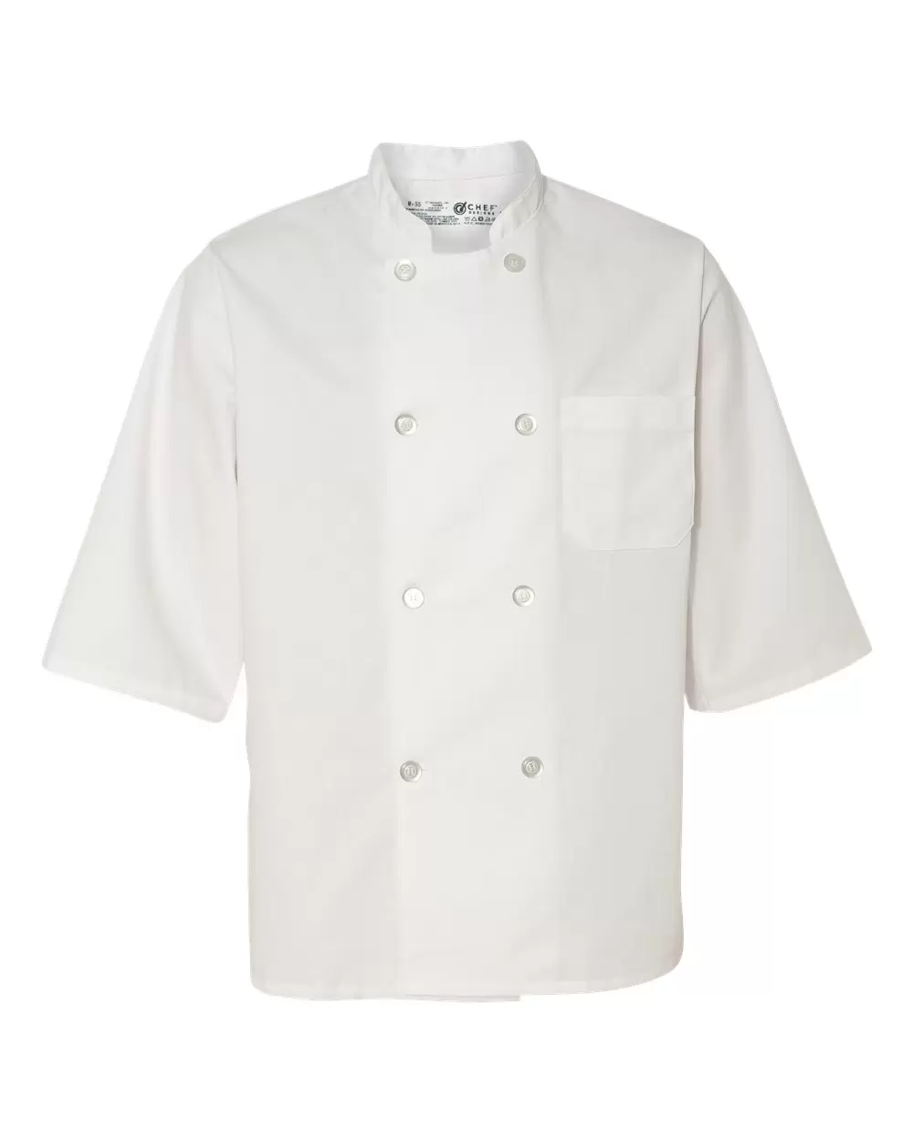 Chef Designs 0404 Half Sleeve Chef Coat SKU: 0404