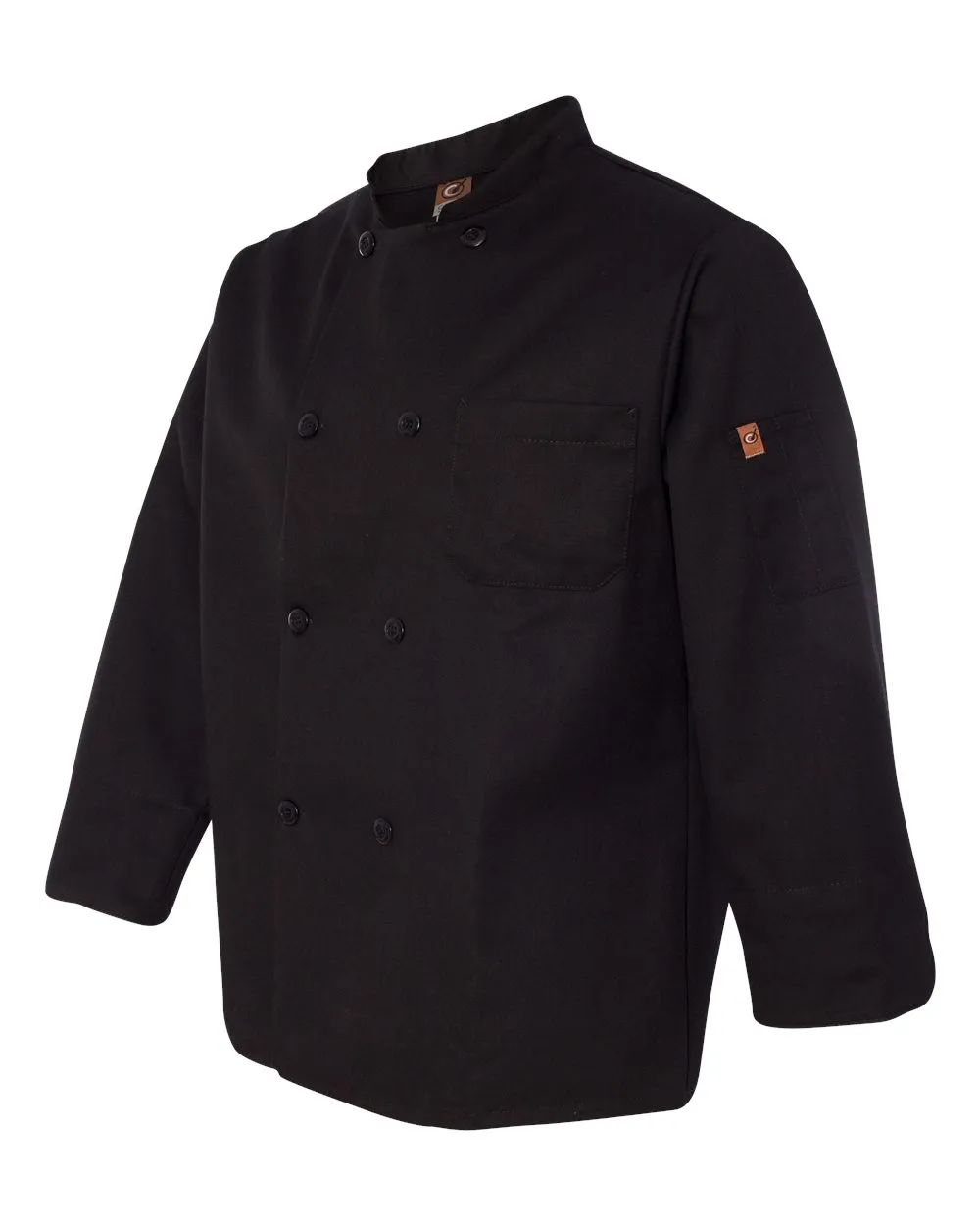 Chef Designs KT76 Black Traditional Chef Coat SKU: KT76