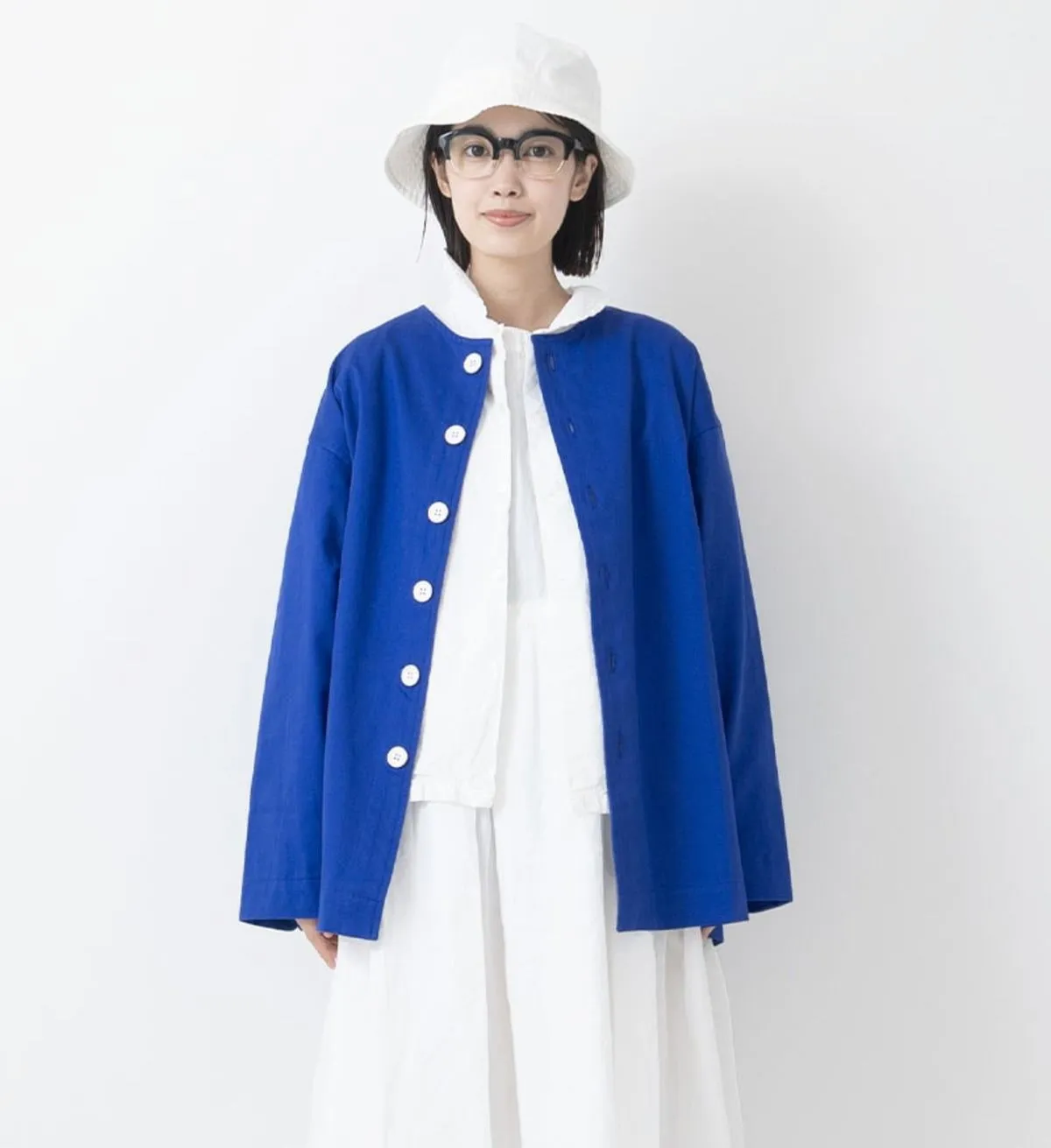 Chef Shirt Jacket - Royal Blue