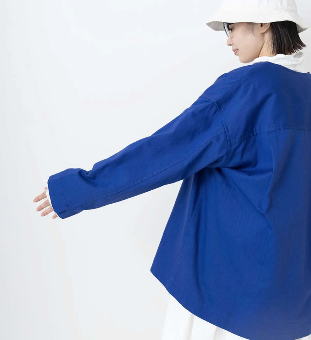 Chef Shirt Jacket - Royal Blue