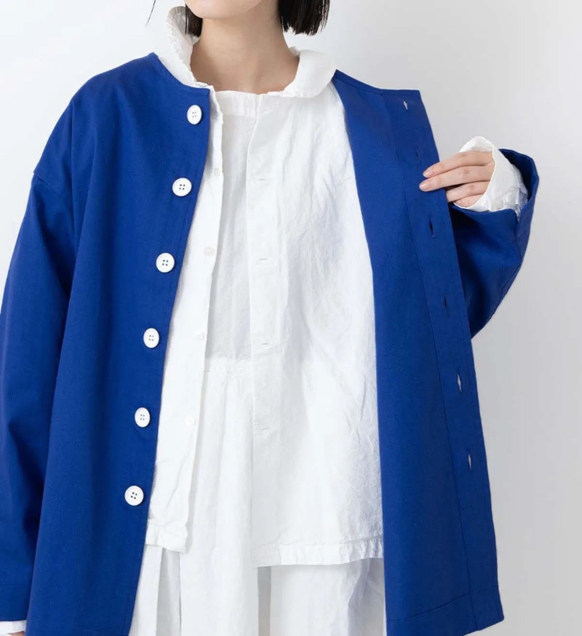 Chef Shirt Jacket - Royal Blue