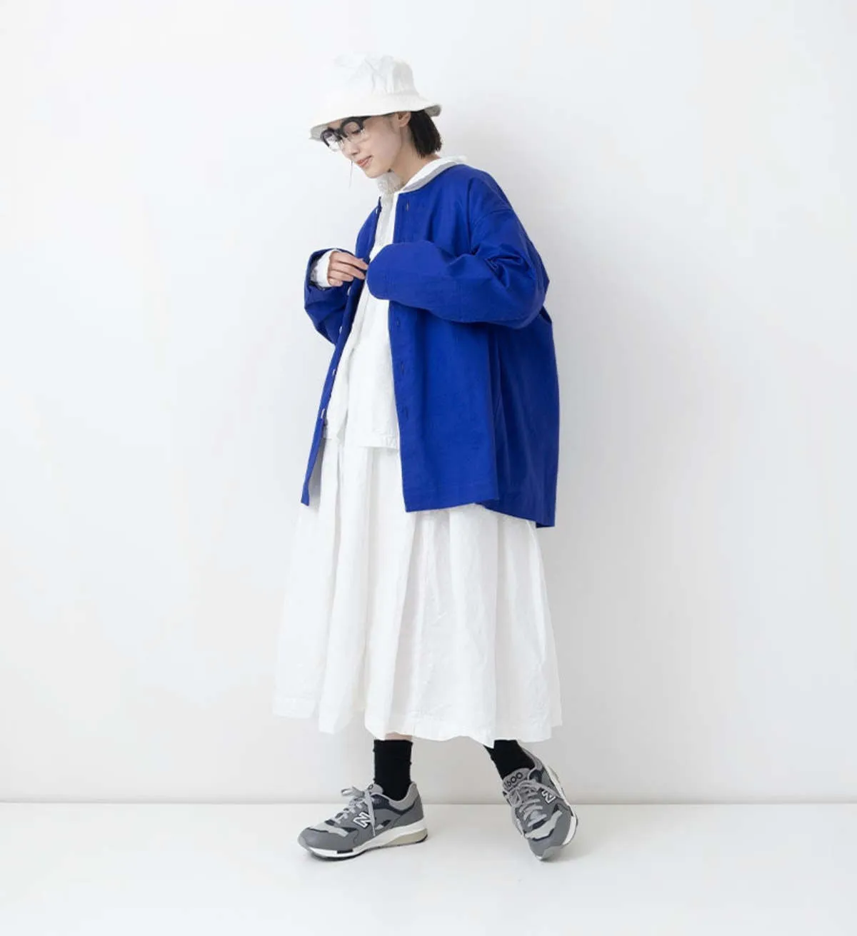 Chef Shirt Jacket - Royal Blue