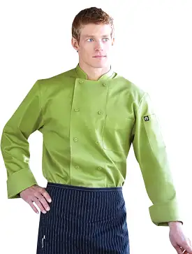 Chef Works Genova Lime Basic Chef Coat