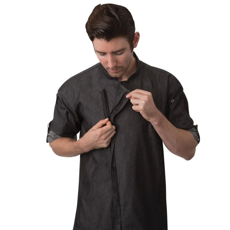 Chef Works Mens Roll Sleeve Gramercy Chef Jacket