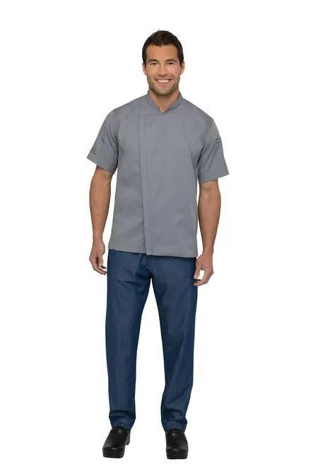 Chef Works Mens Short Sleeve Springfield Chef Jacket