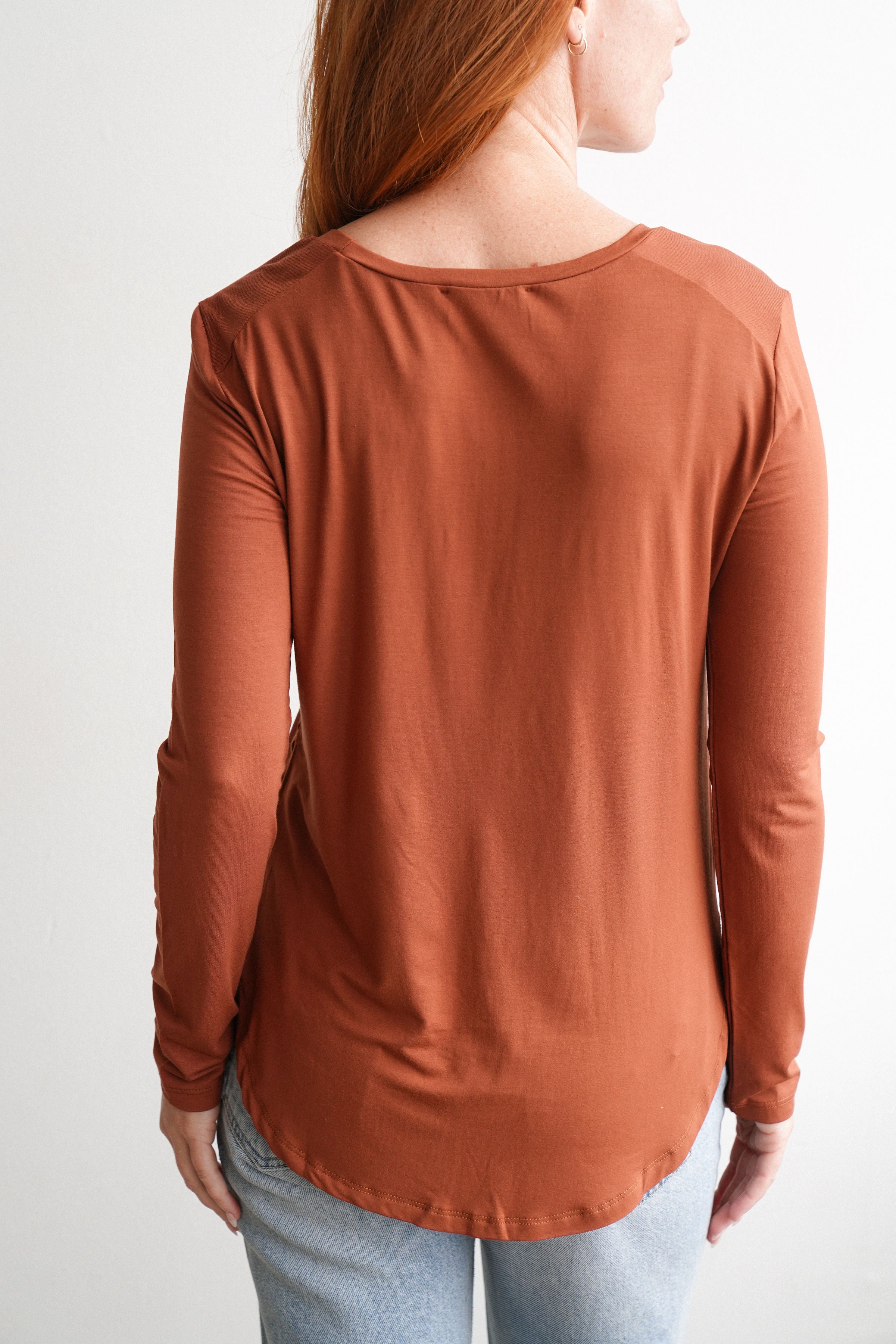 CJ's Favorite Scoop Neck Long Sleeve