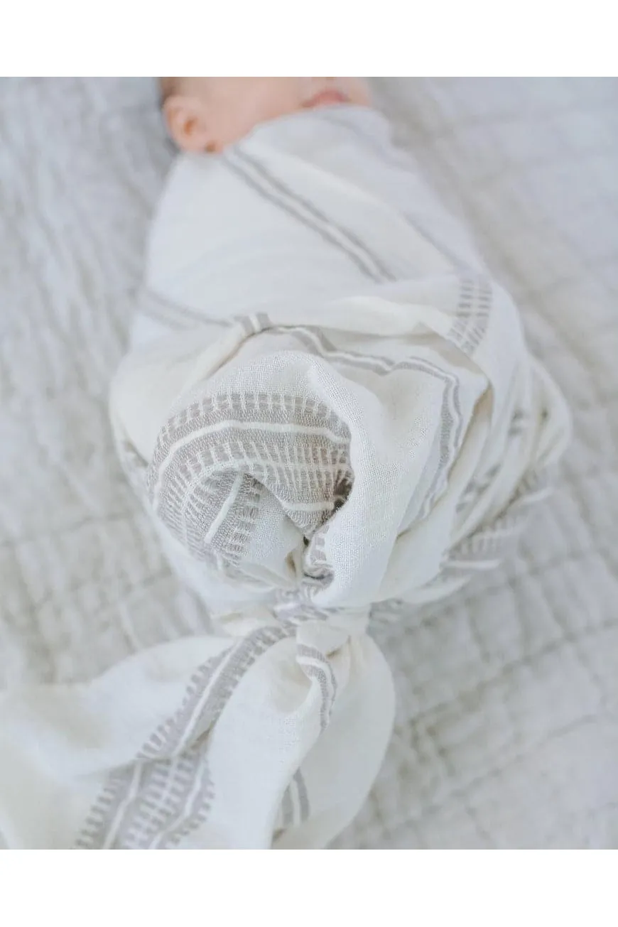 Handwoven Cotton Baby Swaddle