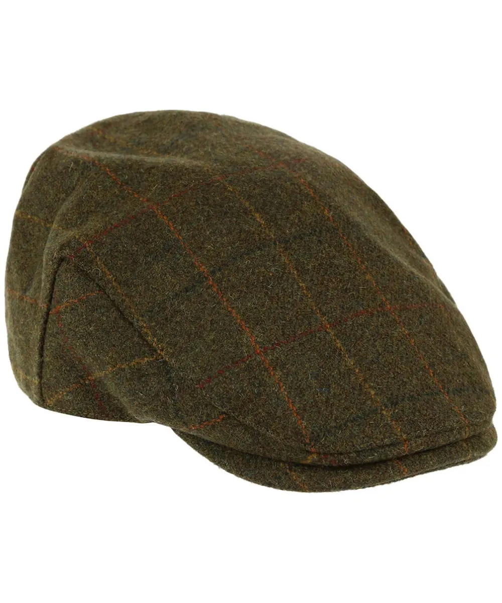 Heather Kinloch Waterproof British Tweed Flat Cap