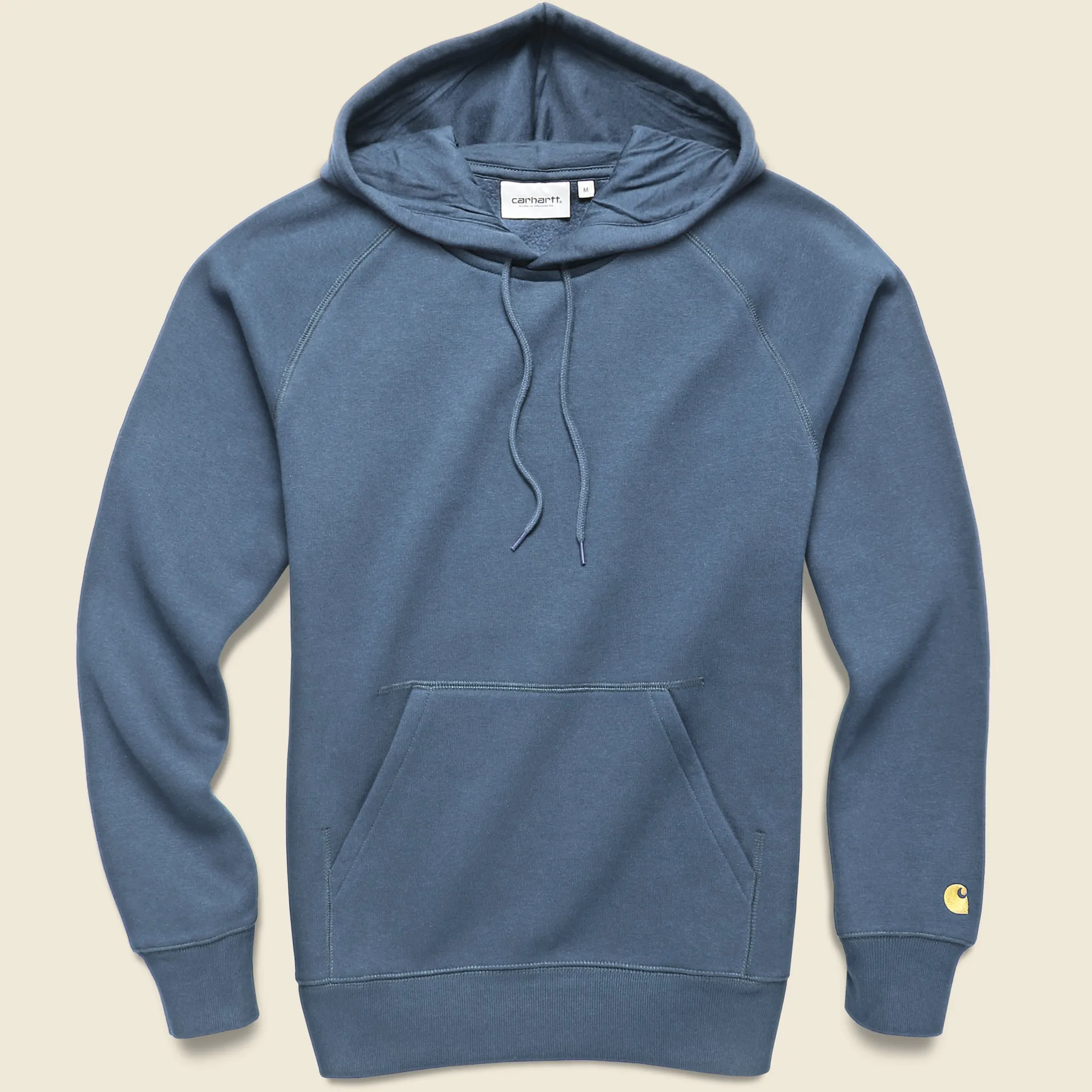 Hooded Chase Sweatshirt - Storm Blue/Gold