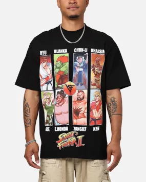 Hypland X Street Fighter Grid T-Shirt Black