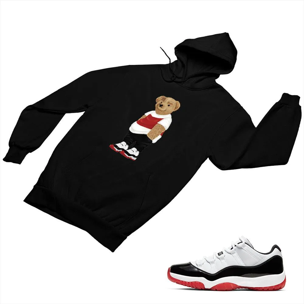 Jordan 11 White Bred Matching Custom Designed Hoodies JD 11-5-7-26