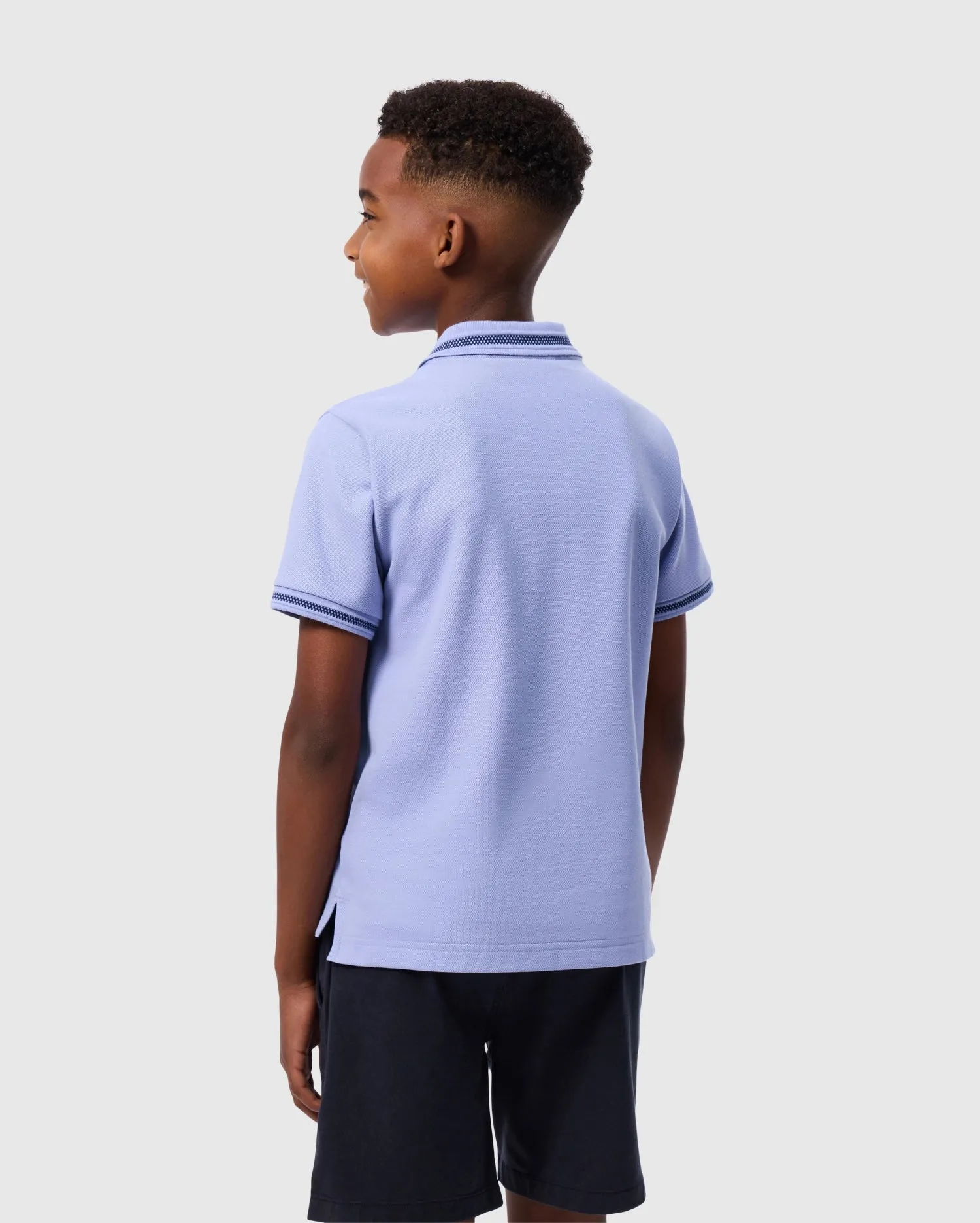 KIDS RIVIERA PIQUE POLO SHIRT - B0K640C200