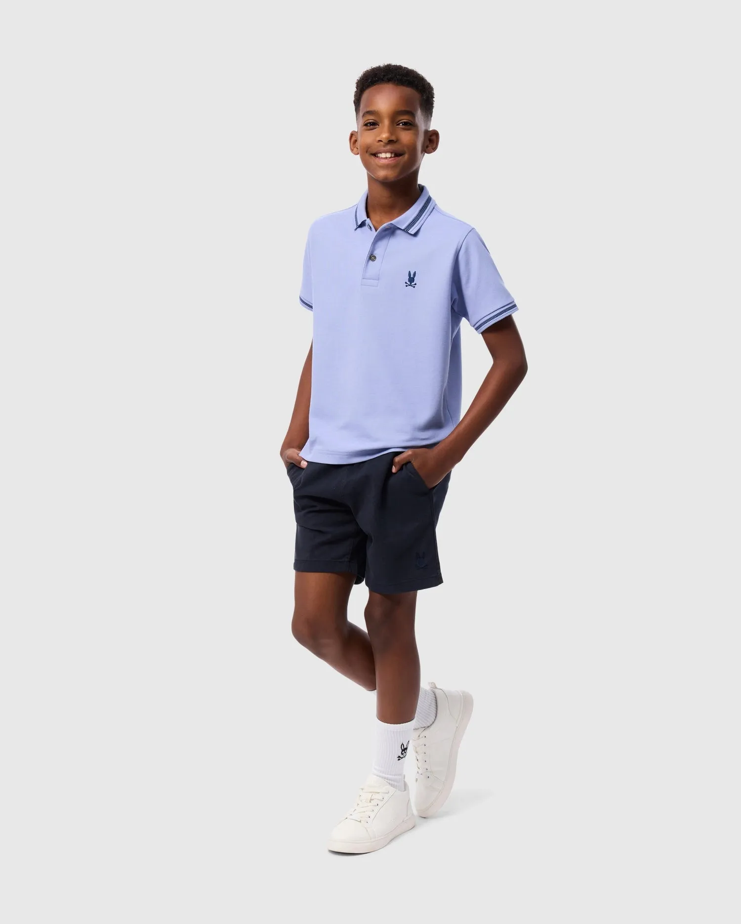 KIDS RIVIERA PIQUE POLO SHIRT - B0K640C200