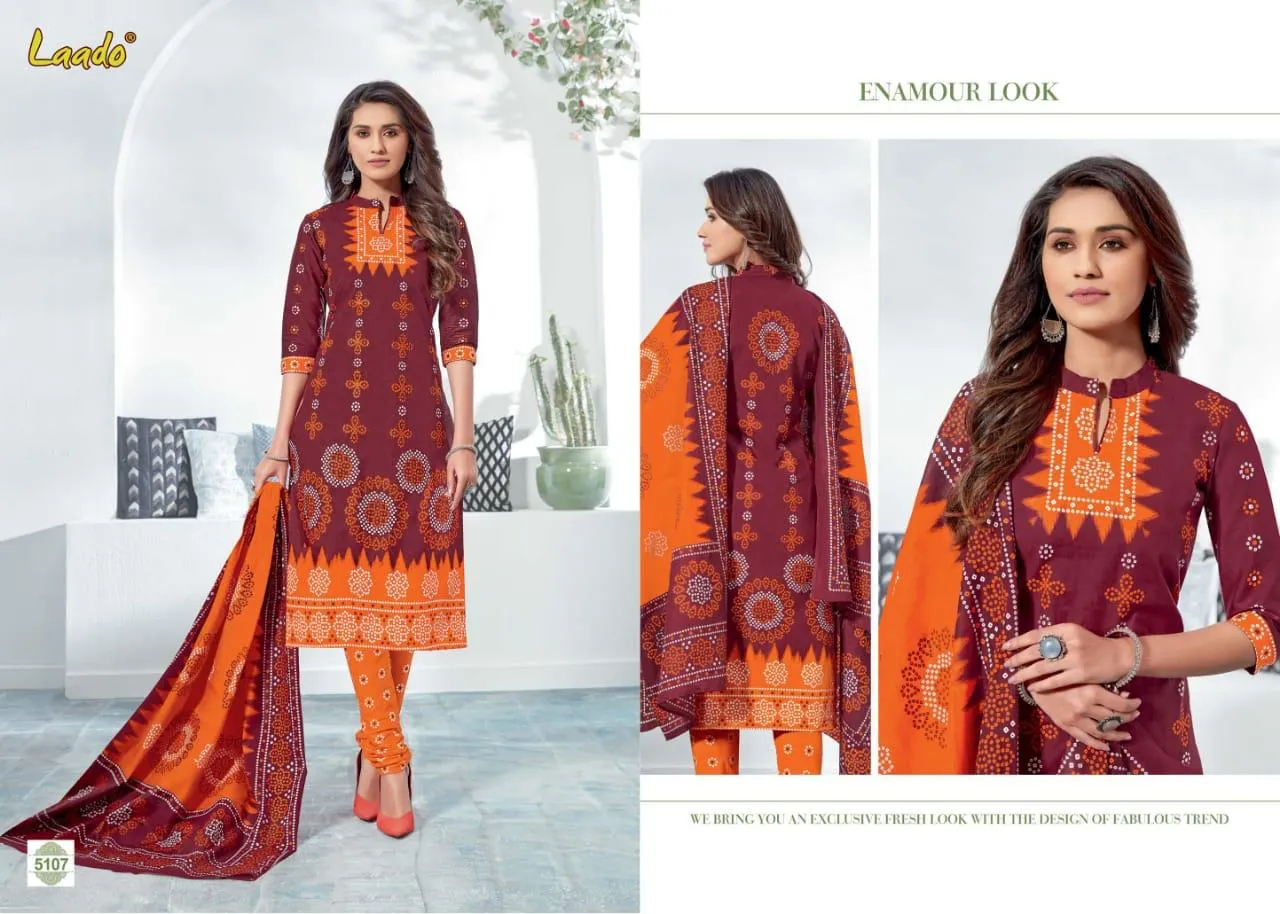 Laado Presents Vol 51 Printed Dress Material