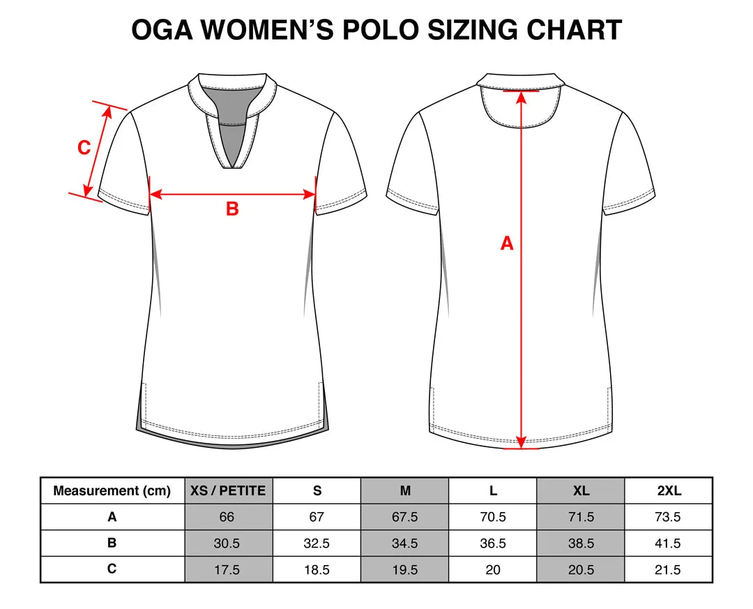 Liquid Guava - OGA Ladies Polo - Guava Pink