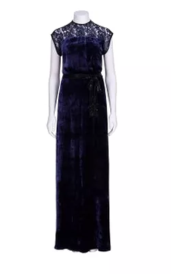 Long Velvet Tatti Dress