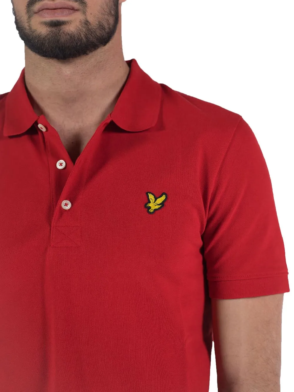 Lyle & Scott Polo Uomo Sp400vog Rosso