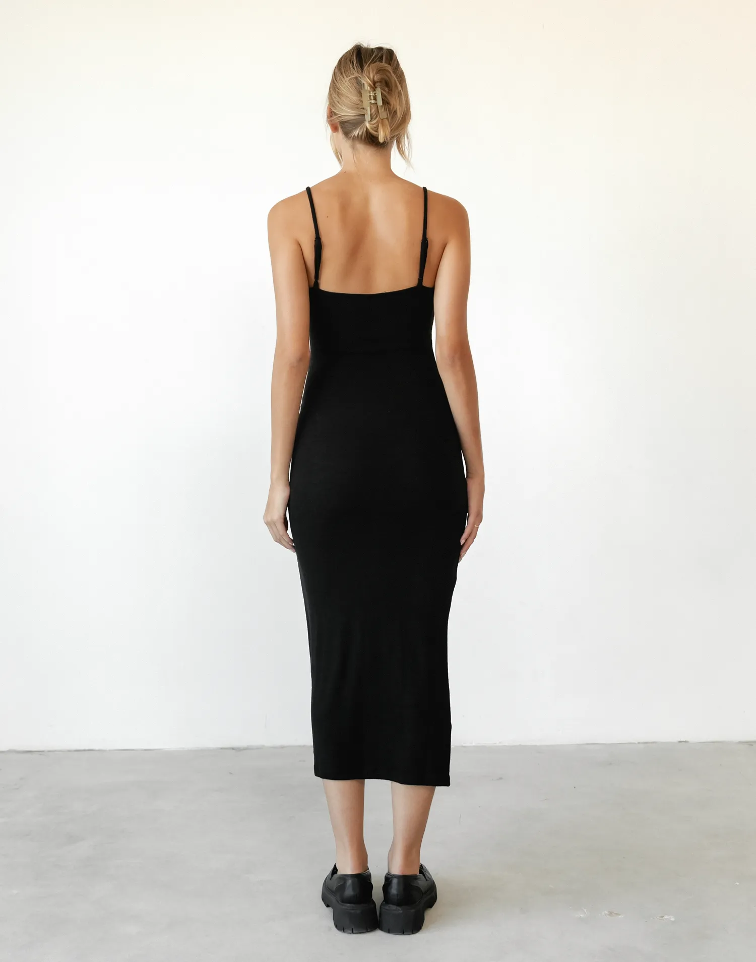 Mccarthy Midi Dress (Black)