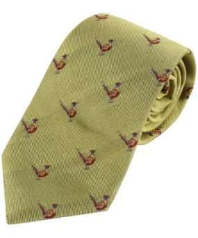 Men's Alan Paine Ripon Silk Tie - Sitting Pheasant