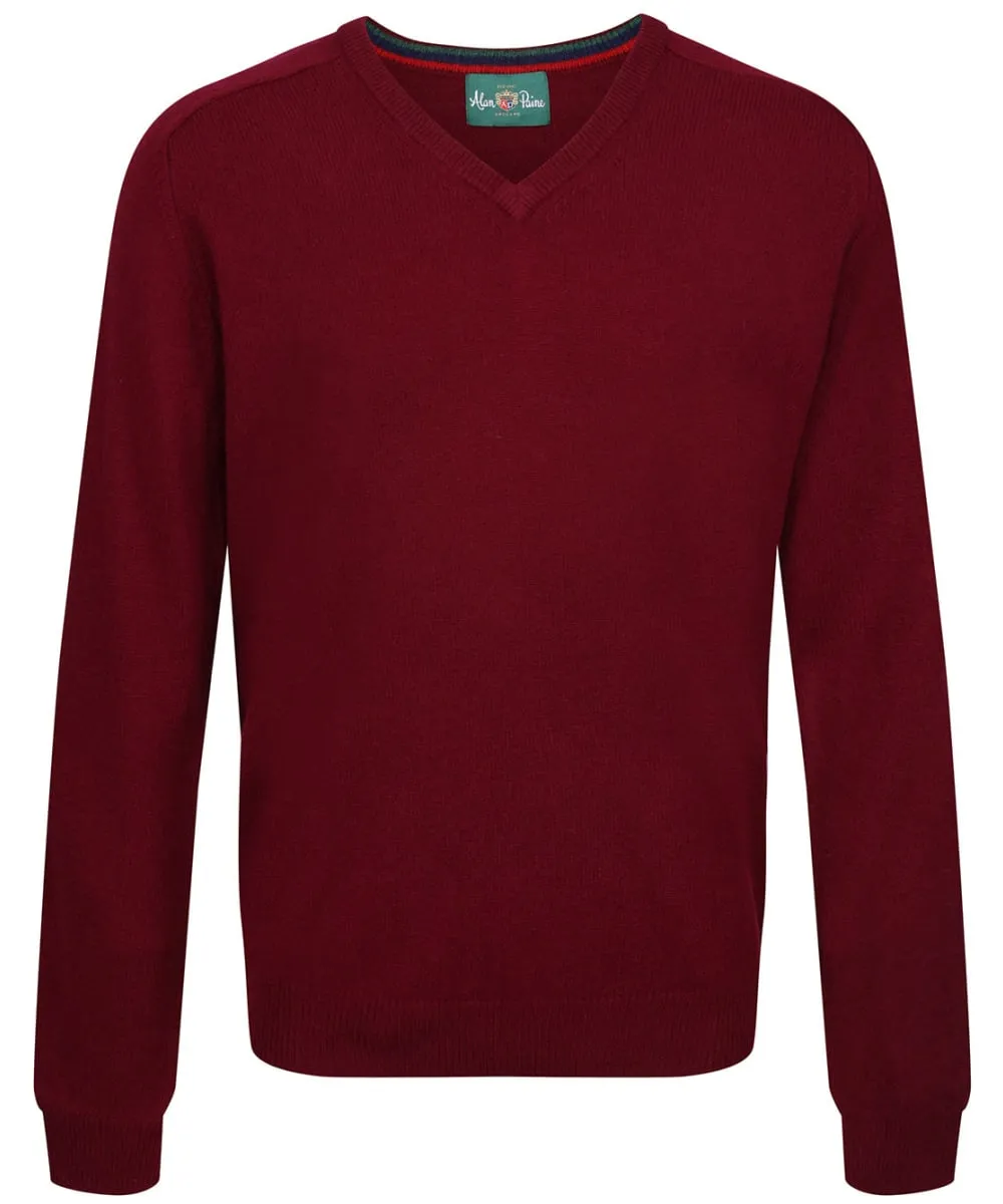 Men's Alan Paine Streetly V-Neck Lambswool Pullover