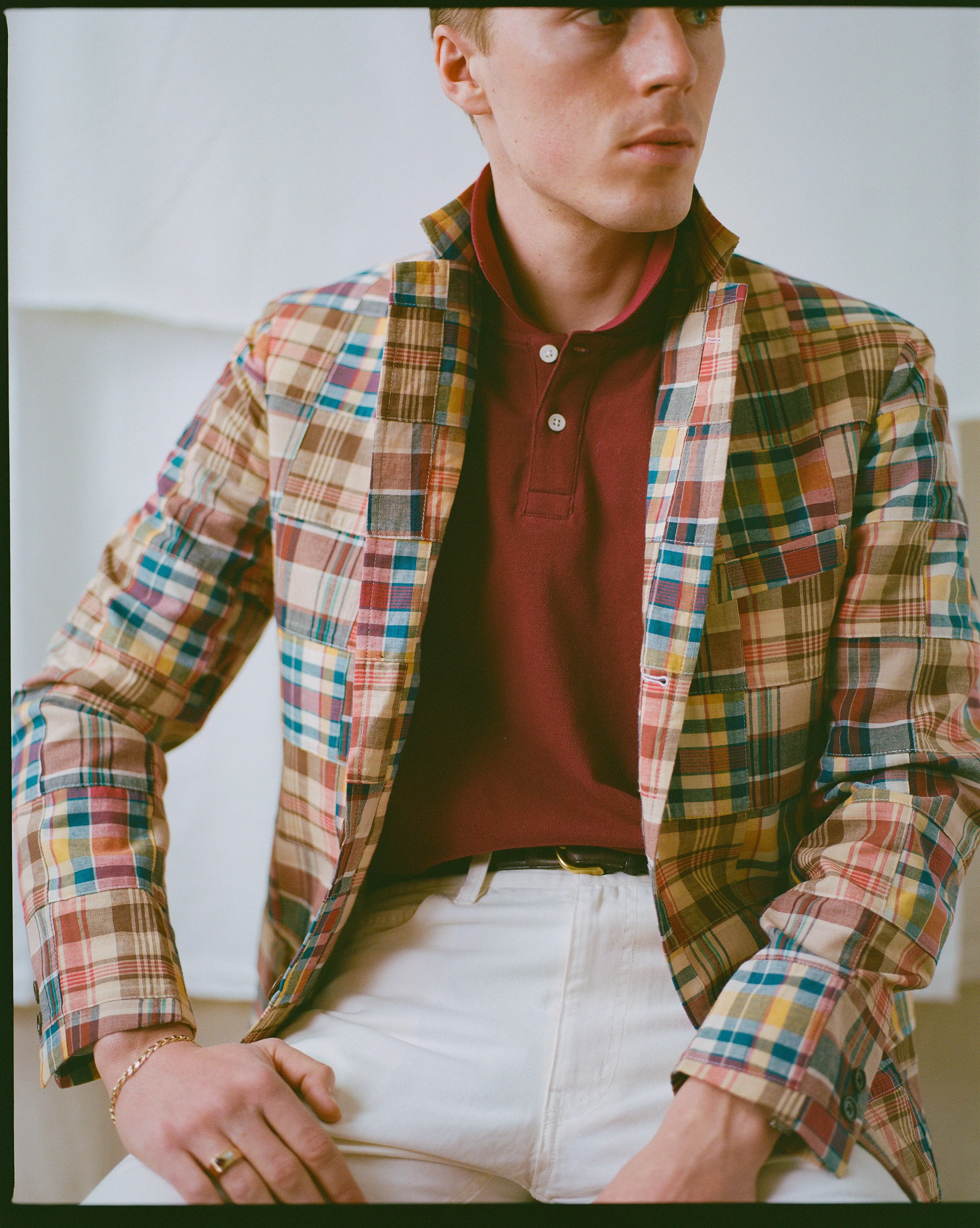 PATCH MADRAS SPORT COAT