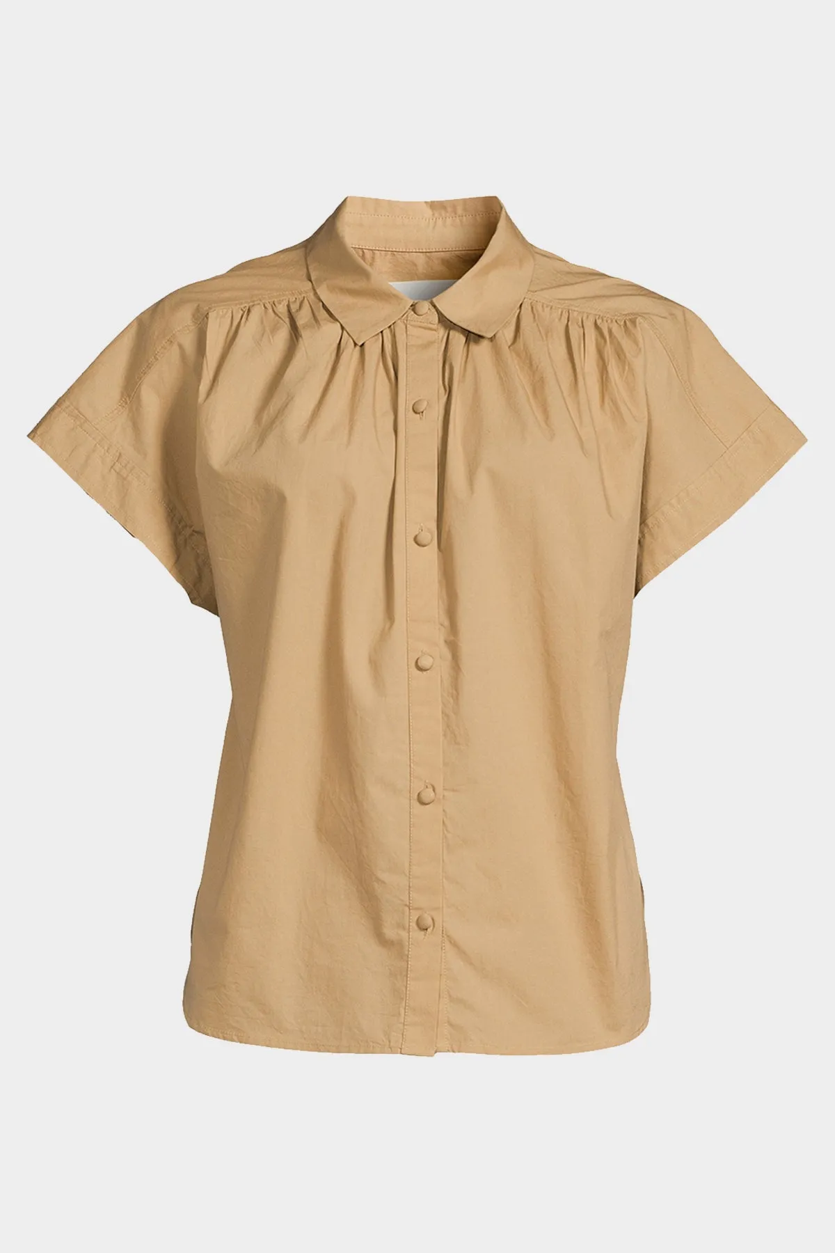 Penny Short Sleeve Blouse in Incense