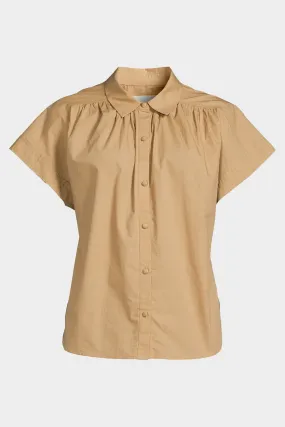 Penny Short Sleeve Blouse in Incense