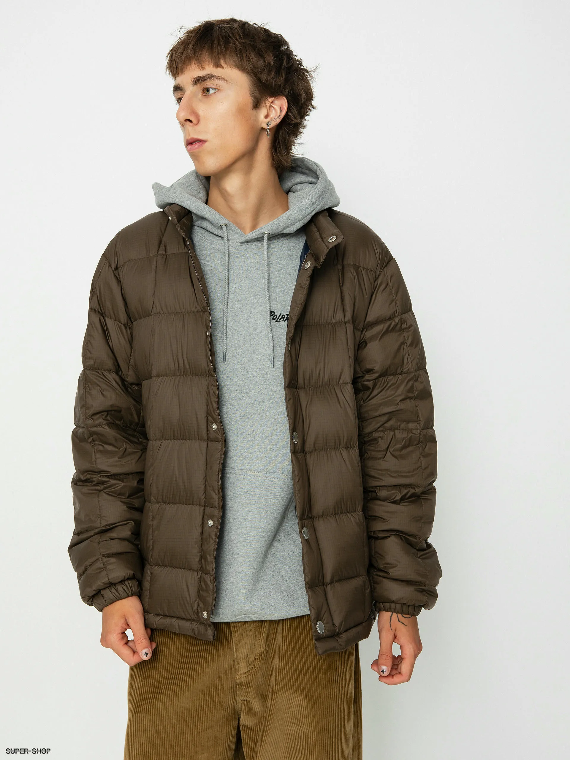 Polar Skate Lightweight Puffer Jacket (brown)