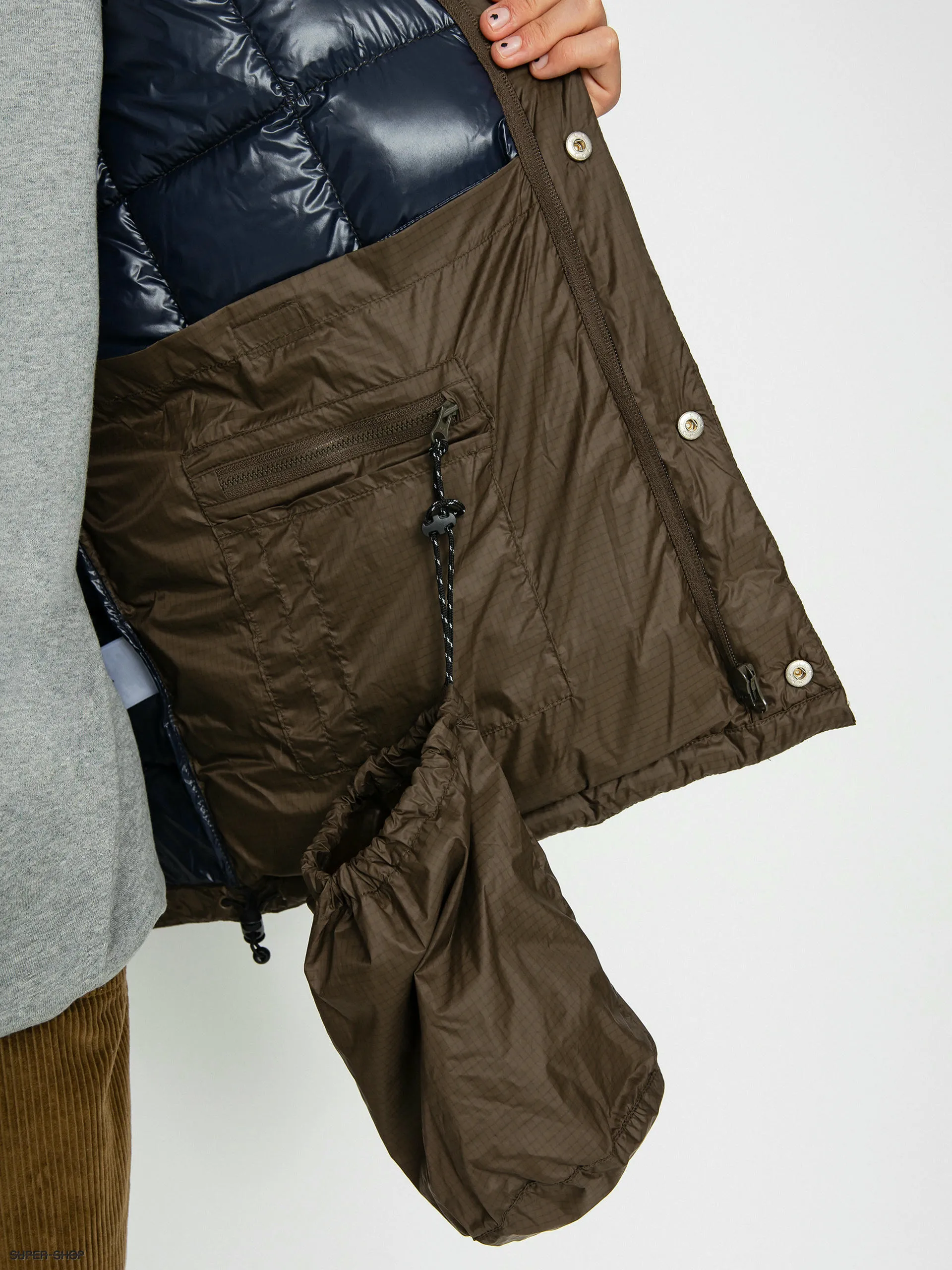 Polar Skate Lightweight Puffer Jacket (brown)