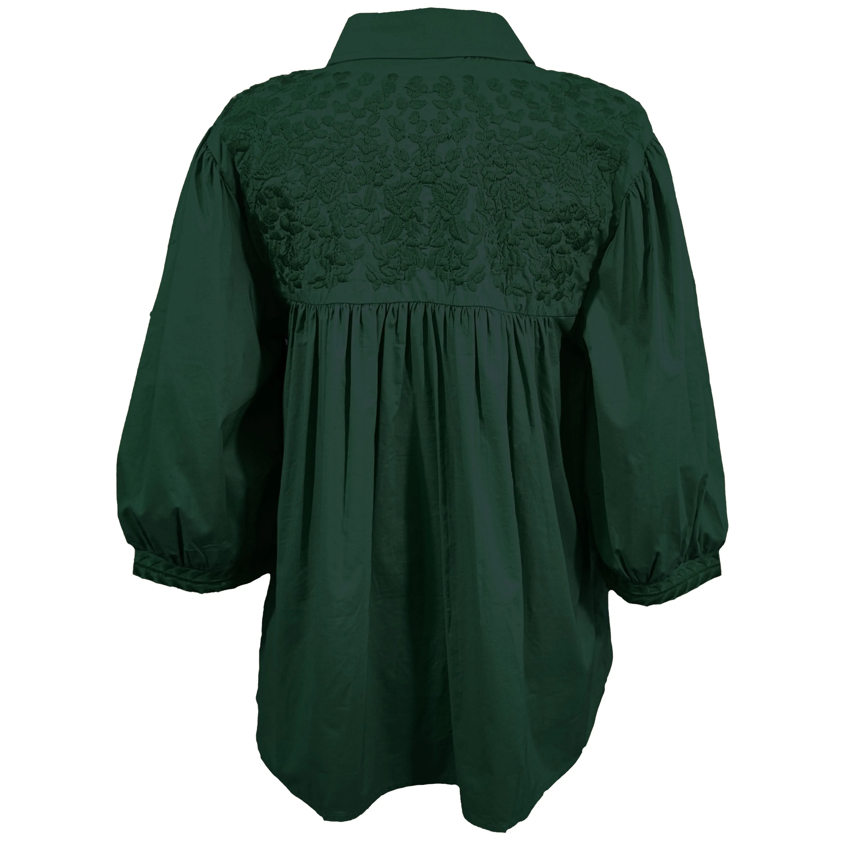 PRE-ORDER: Double Green Cowgirl Blouse (early August ship date)